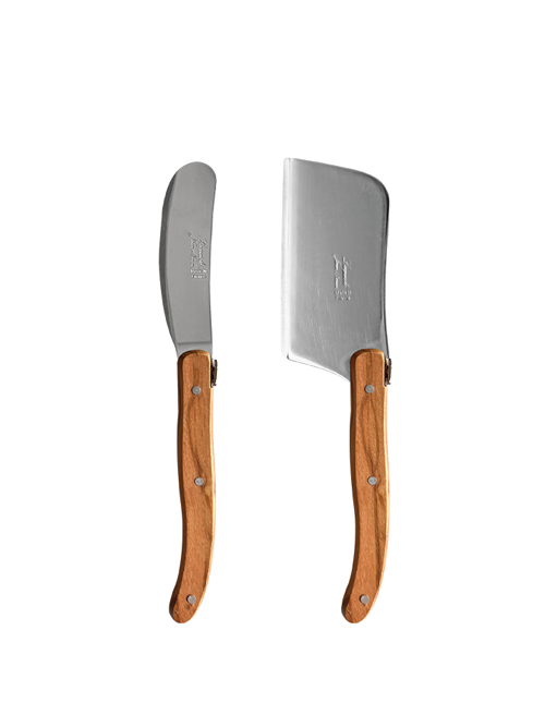 장네론 라귀올 올리브 버터나이프 & 치즈커터 세트