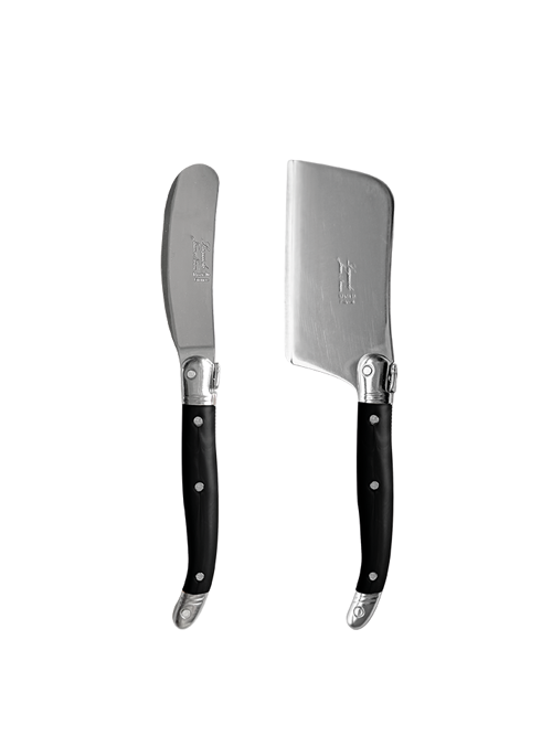 장네론 라귀올 블랙 버터나이프 & 치즈커터 세트