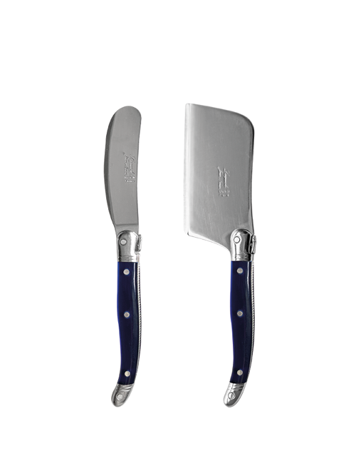 장네론 라귀올 프렌치블루 버터나이프 & 치즈커터 세트