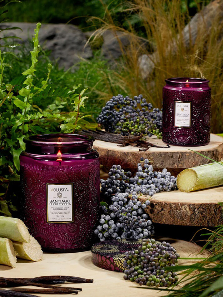 [볼루스파] 산티아고 허클베리 5.5oz 글라스 캔들