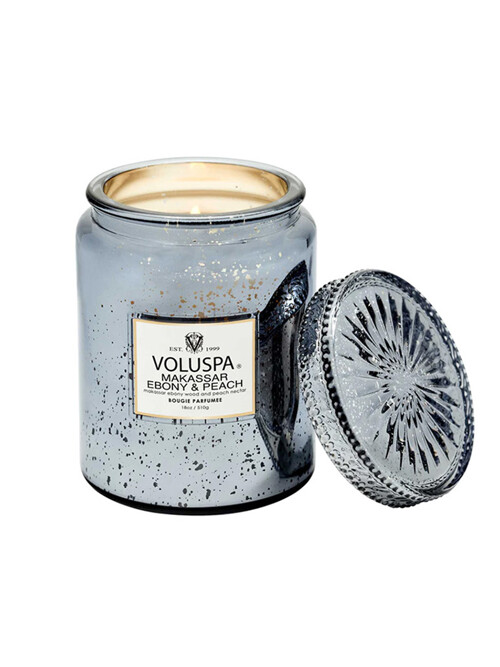 [볼루스파] 마카사르 에보니 앤 피치 18oz 글라스 캔들