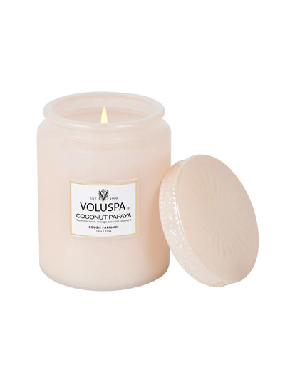 [볼루스파] 코코넛파파야 18oz 글라스 캔들