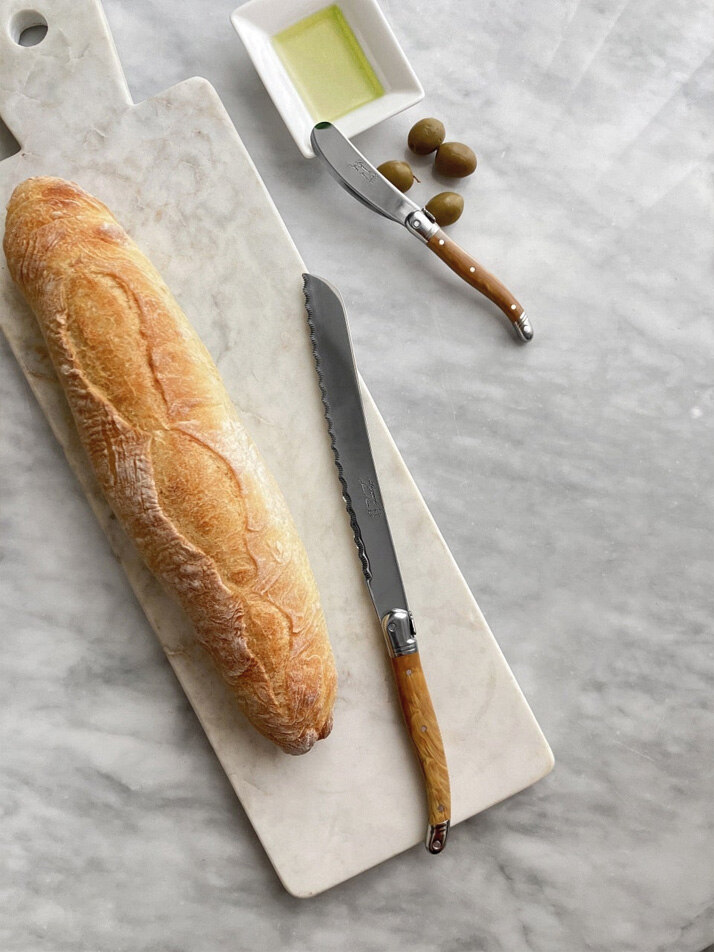 장네론 라귀올 브레드나이프 마블브라운