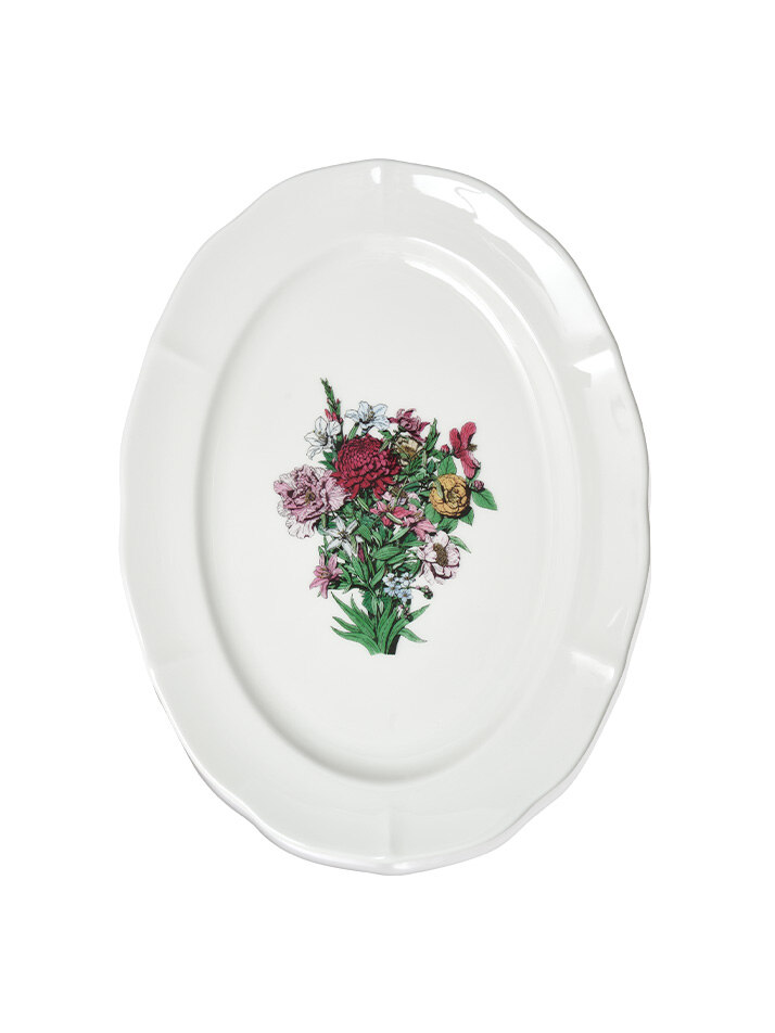 [한국도자기X티보에렘] 오브제 컬렉션 오발 접시 4종 택1