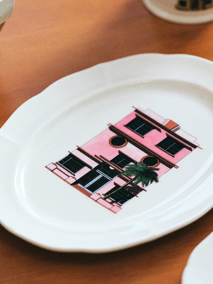 [한국도자기X티보에렘] 오브제 컬렉션 오발 접시 4종 택1