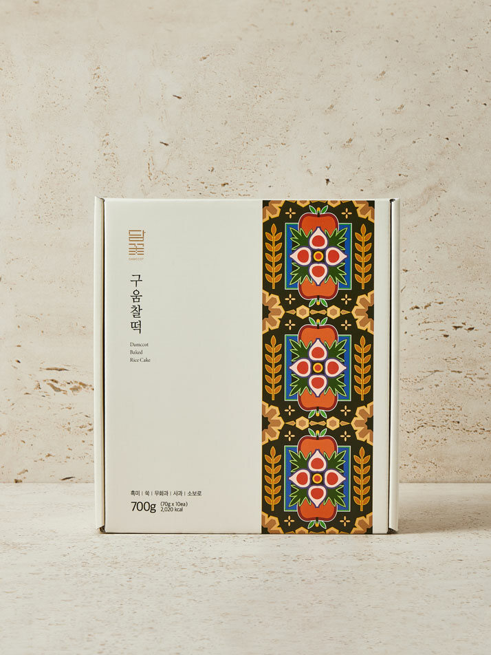 [겉바속쫄 오븐에 구운] 담꽃 구움찰떡 세트 (70g X 10ea)