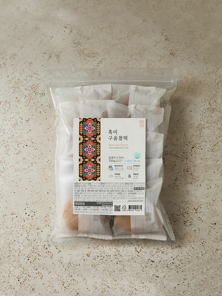 [겉바속쫄 오븐에 구운] 담꽃 구움찰떡 세트 (70g X 10ea)