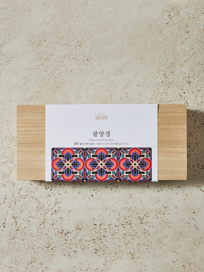 [오랜시간 저어 쫀득한] 담꽃 팥양갱 목함 선물세트 (40g X 9ea)