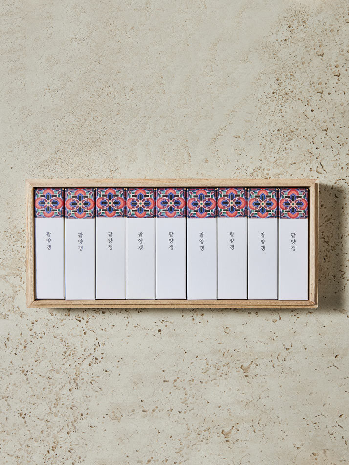 [오랜시간 저어 쫀득한] 담꽃 팥양갱 목함 선물세트 (40g X 9ea)