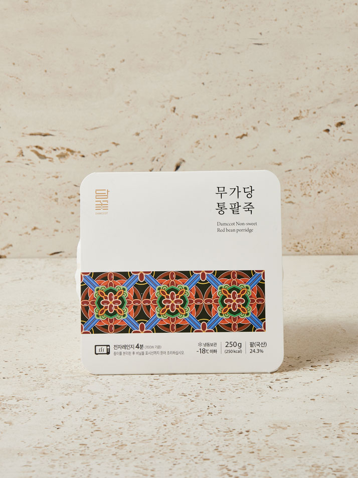 [서울 3대 팥죽 맛집] 담꽃 무가당통팥죽 4입 세트