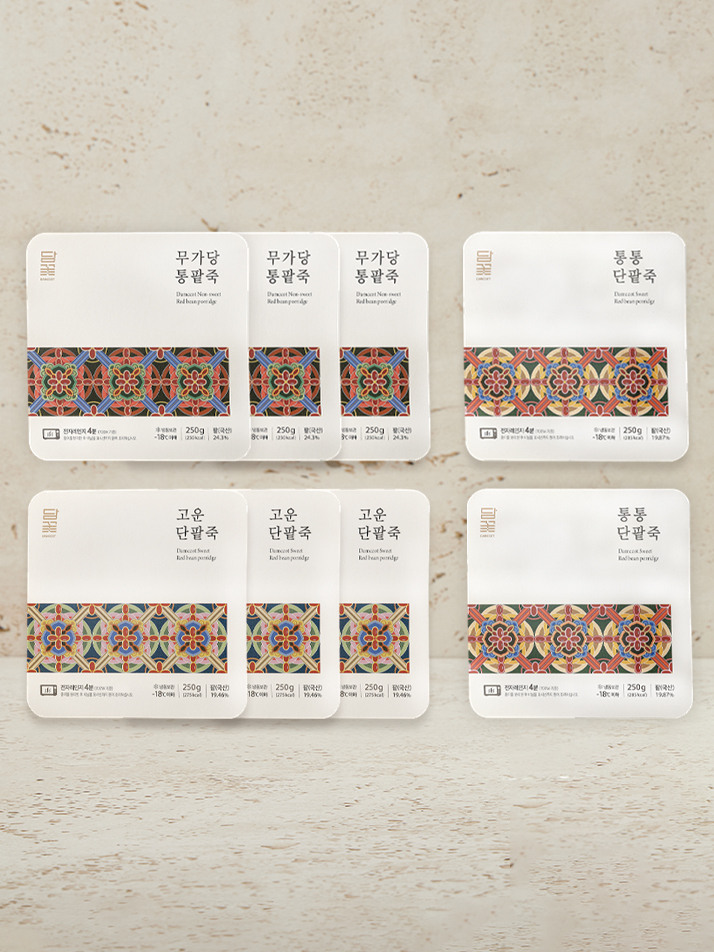 담꽃2호-팥죽 세트(6입, 8입, 12입)