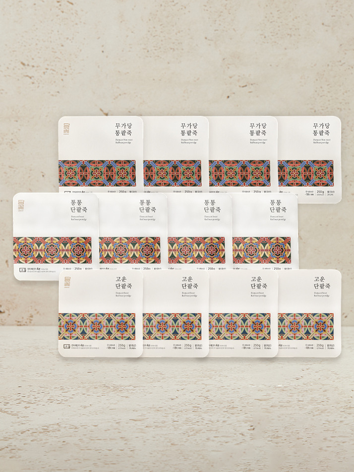 담꽃2호-팥죽 세트(6입, 8입, 12입)