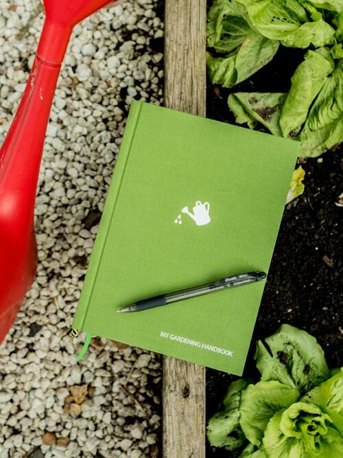 [썩유케이] 정원 관리 가드닝 다이어리 노트 그린