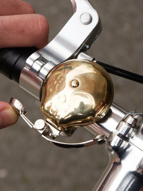 [썩유케이] 빈티지 황동 자전거벨 해골