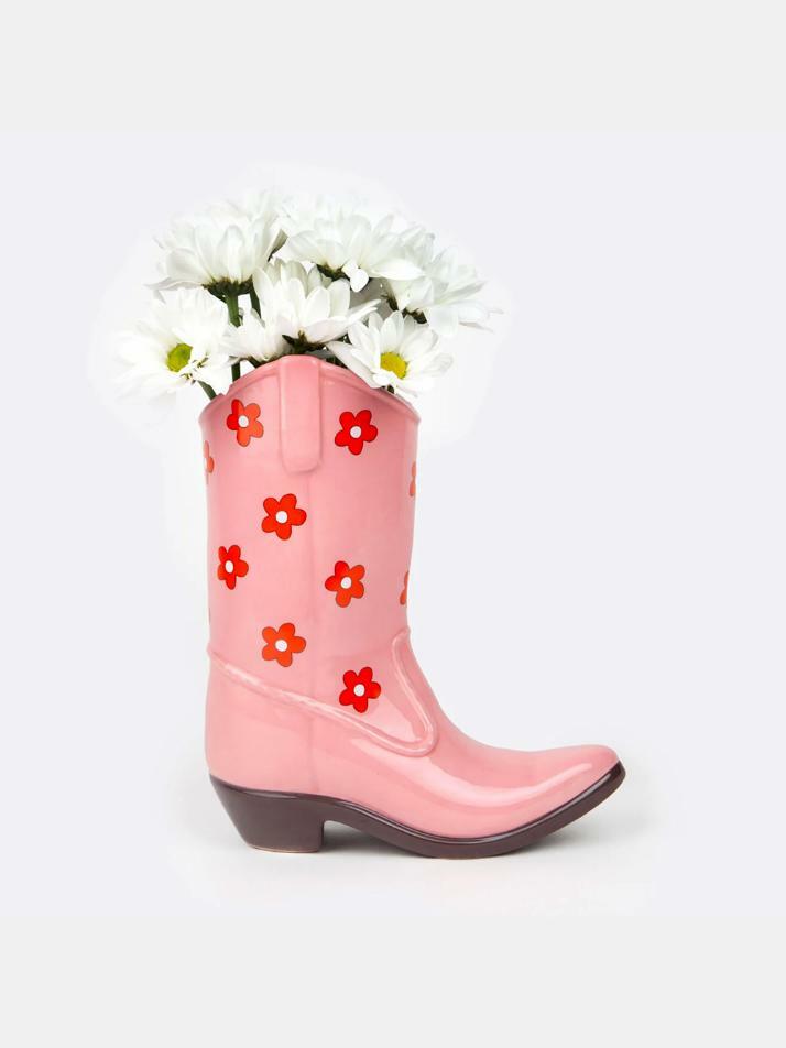 [도이] 인테리어 화병 도자기 꽃병 카우보이 부츠