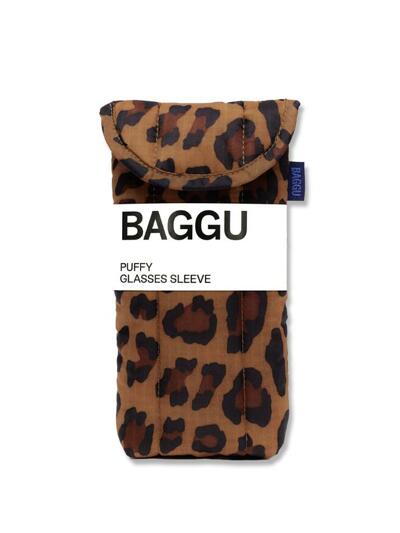 [바쿠백] BAGGU 패딩 안경 케이스 파우치 Leopard