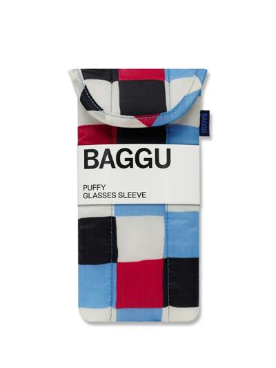 [바쿠백] BAGGU 패딩 안경 케이스 파우치 Painted Check