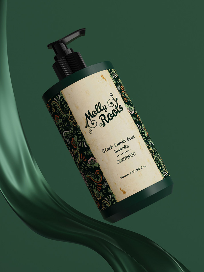 몰리루트 블랙커민씨드 버터플라이 샴푸 500ml