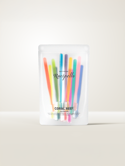 [루치펠로] 코랄리프 양면미세모 칫솔 12개입