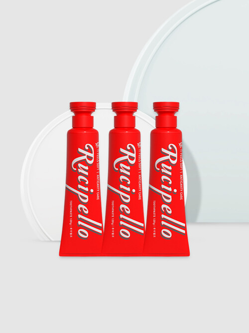 [루치펠로] 코랄리프 레드 치약 140g 3개입