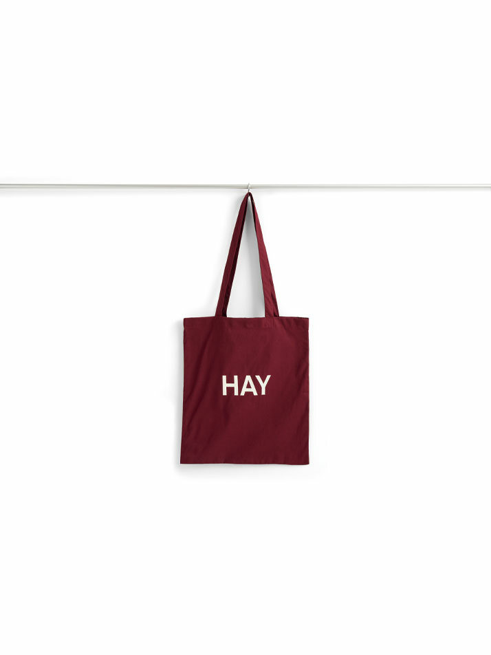 HAY Tote Bag Burgundy