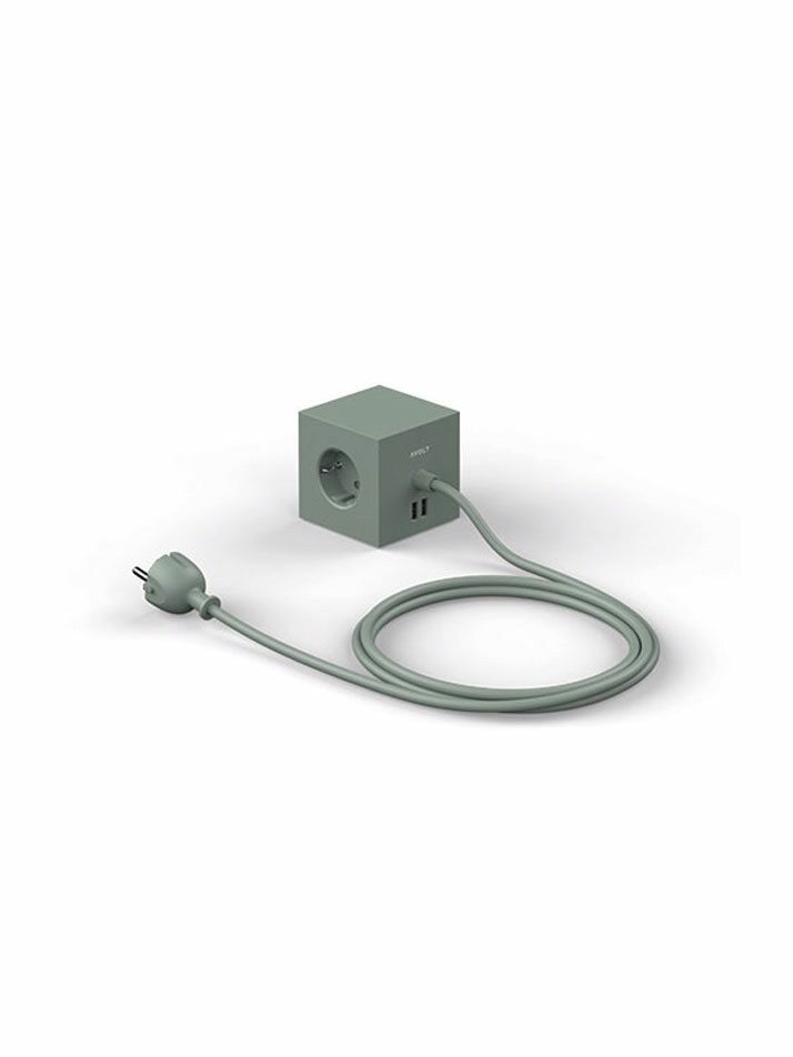AVOLT Square 1 USB-A Oak Green