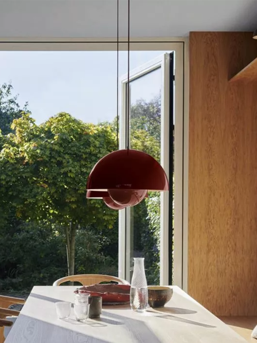 Flowerpot VP1 Vermilion Red