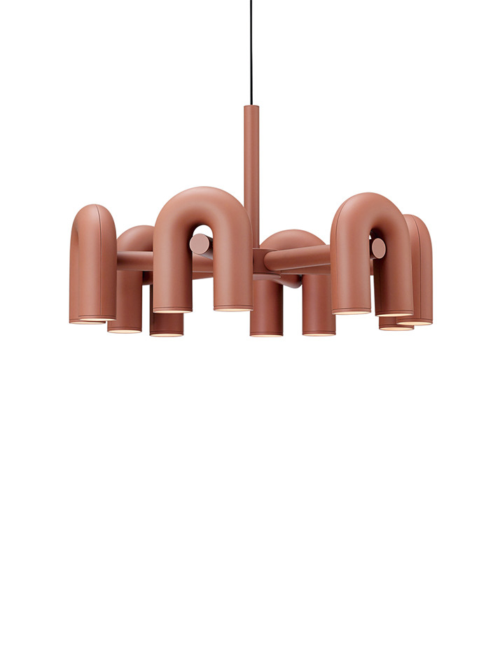 Cirkus Chandelier Large Terracotta