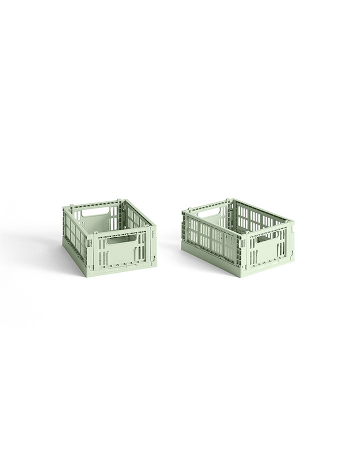 HAY Colour Crate Mini (Set of 2) Mint