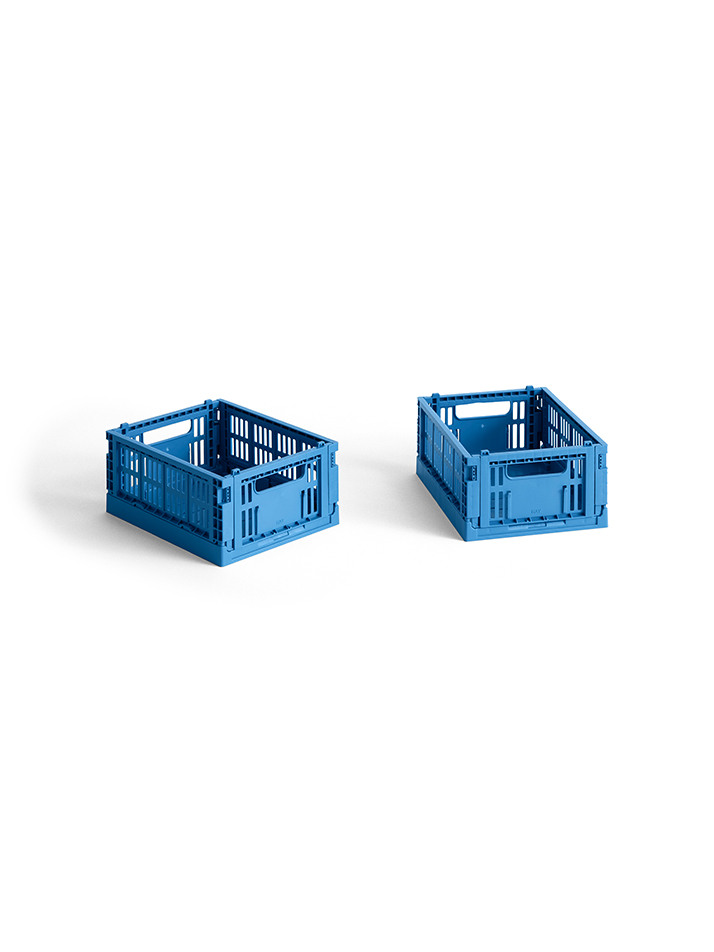 HAY Colour Crate Mini (Set of 2) Electric Blue