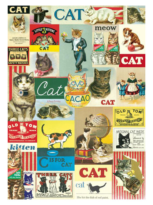 카발리니 포스터-Vintage Cat