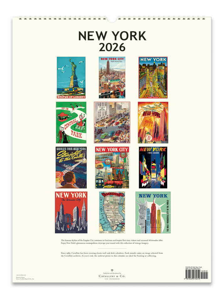 2026카발리니캘린더 New York