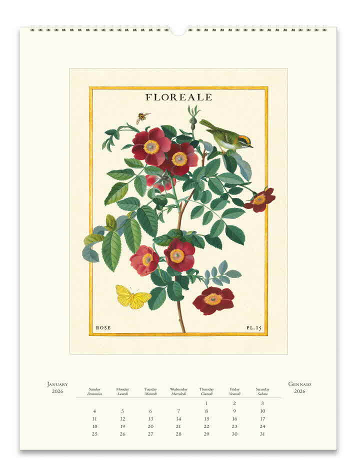 2026카발리니캘린더 Floreale