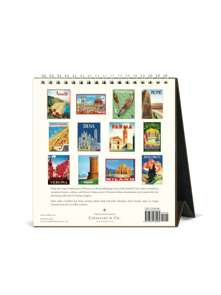 2026데스크캘린더 Italy