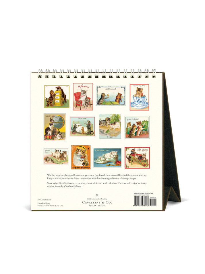 2026데스크캘린더 Vintage Cats