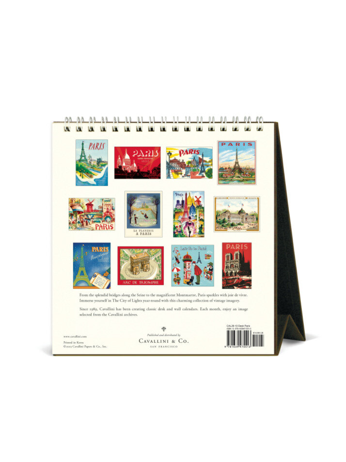 2026데스크캘린더 Paris