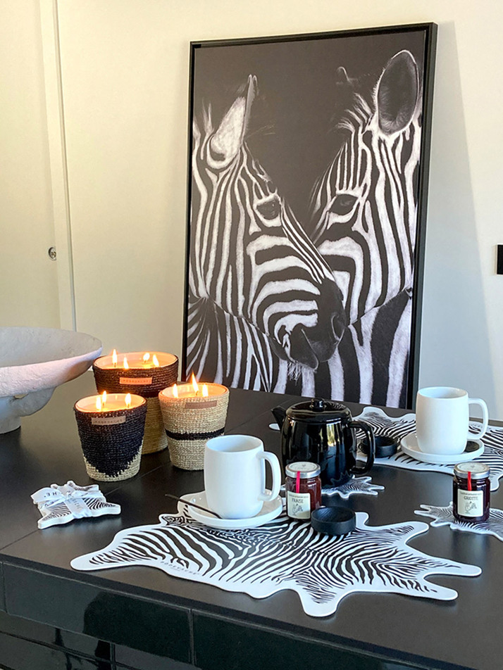 포드바쉐 테이블매트 ZEBRA BEIGE