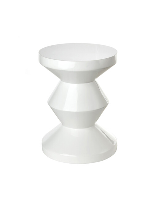 폴스포텐 지그재그 스툴 화이트