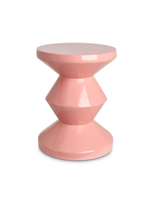 ZIGZAG STOOL_ PINK