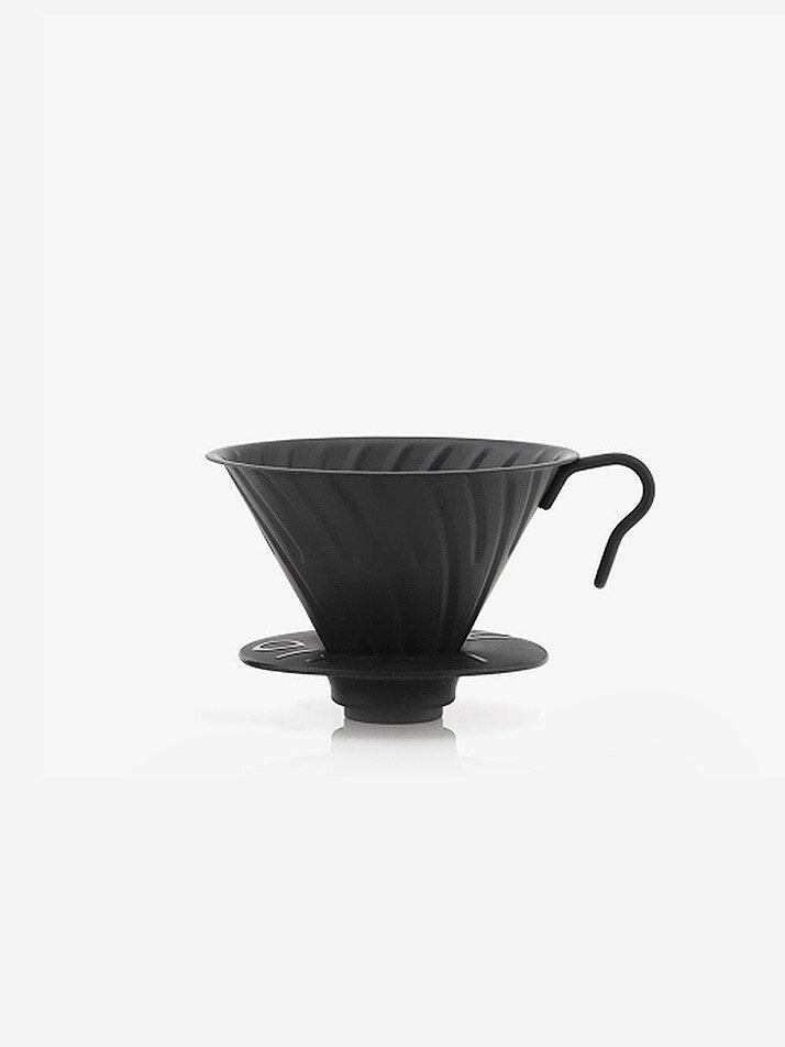 하리오 V60 메탈드리퍼-매트블랙 (VDM-02-MB)