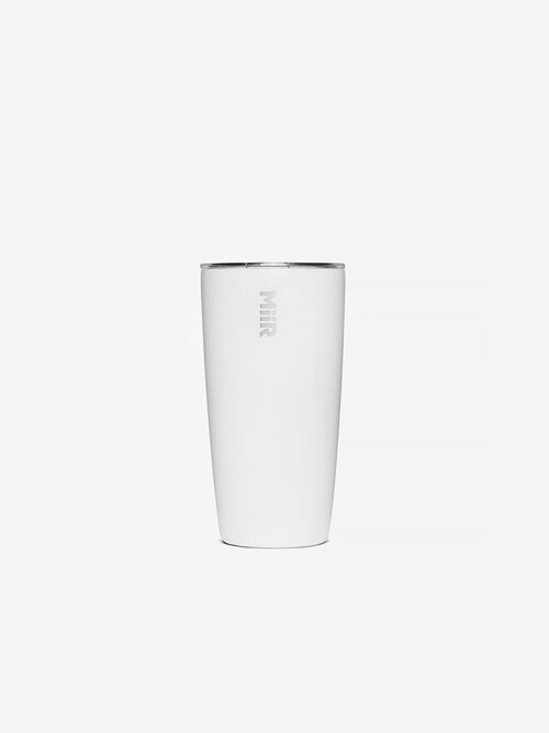 미르 베큠 인슐레이티드 텀블러(슬라이드 뚜껑) 16oz - 화이트