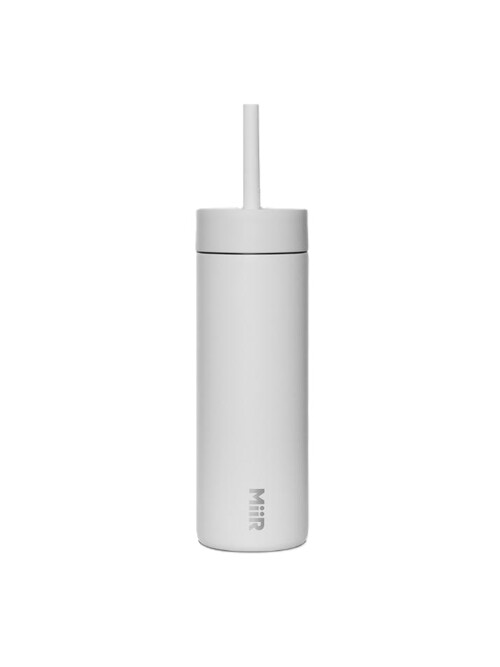 미르 Sipper 스트로우 보틀 16oz - 화이트