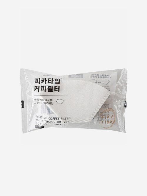피카타임 부채꼴 필터 - 1컵 화이트(100p)