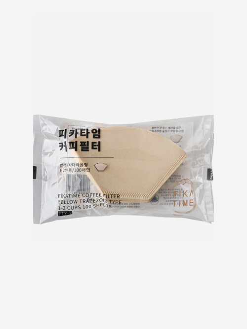 피카타임 부채꼴 필터 - 1컵 브라운(100p)