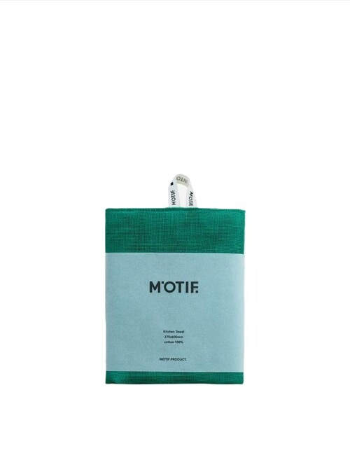 모티프 키친 크로스 키친 타올 - 그린