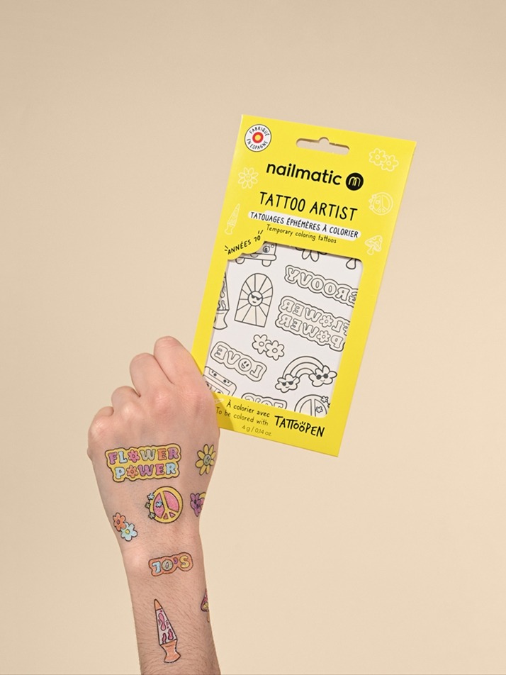 네일매틱 타투 아티스트 (tattoo artist) : 지워지는 타투 스티커