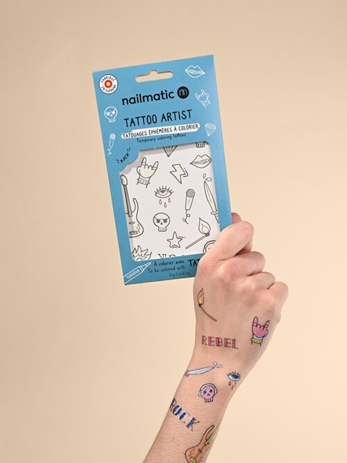 네일매틱 타투 아티스트 (tattoo artist) : 지워지는 타투 스티커