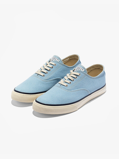 MILITARY USN DECK SHOES _ Marina blue taped