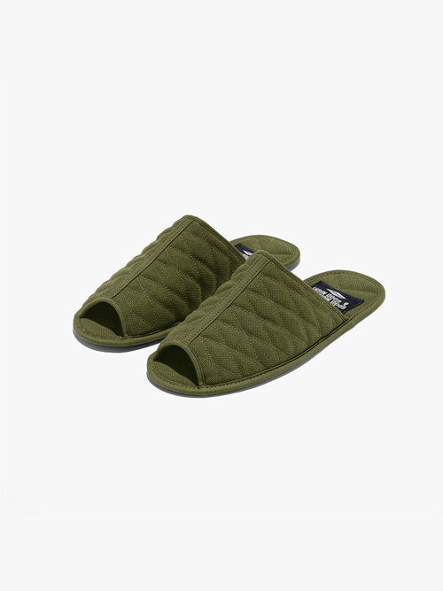 CANVAS ROOM SHOES _ Olive