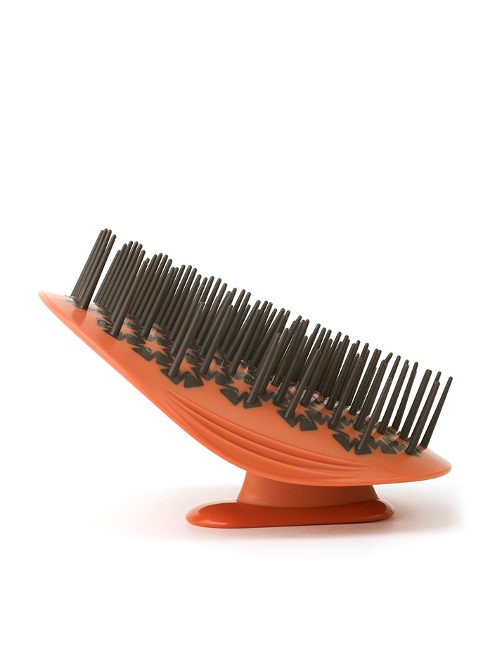 곱슬머리용 만타 헤어브러쉬 오렌지